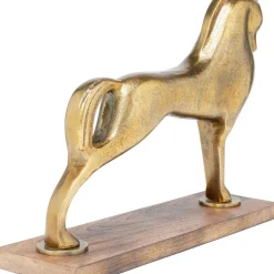 KARE Design Deko & Geschenkartikel-Deko Figur Proud Horse Brass 31Cm