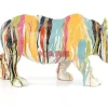 KARE Design Deko & Geschenkartikel-Deko Figur Rhino Colore 26Cm