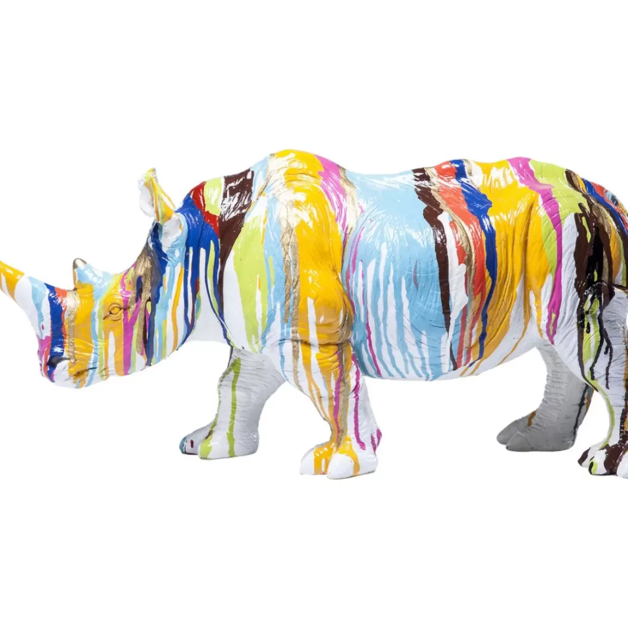 KARE Design Deko & Geschenkartikel-Deko Figur Rhino Colore 26Cm