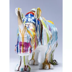 KARE Design Deko & Geschenkartikel-Deko Figur Rhino Colore 26Cm