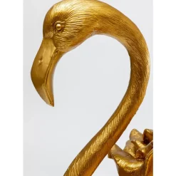 KARE Design Deko & Geschenkartikel-Deko Figur Rose Flamingo Gold 63Cm
