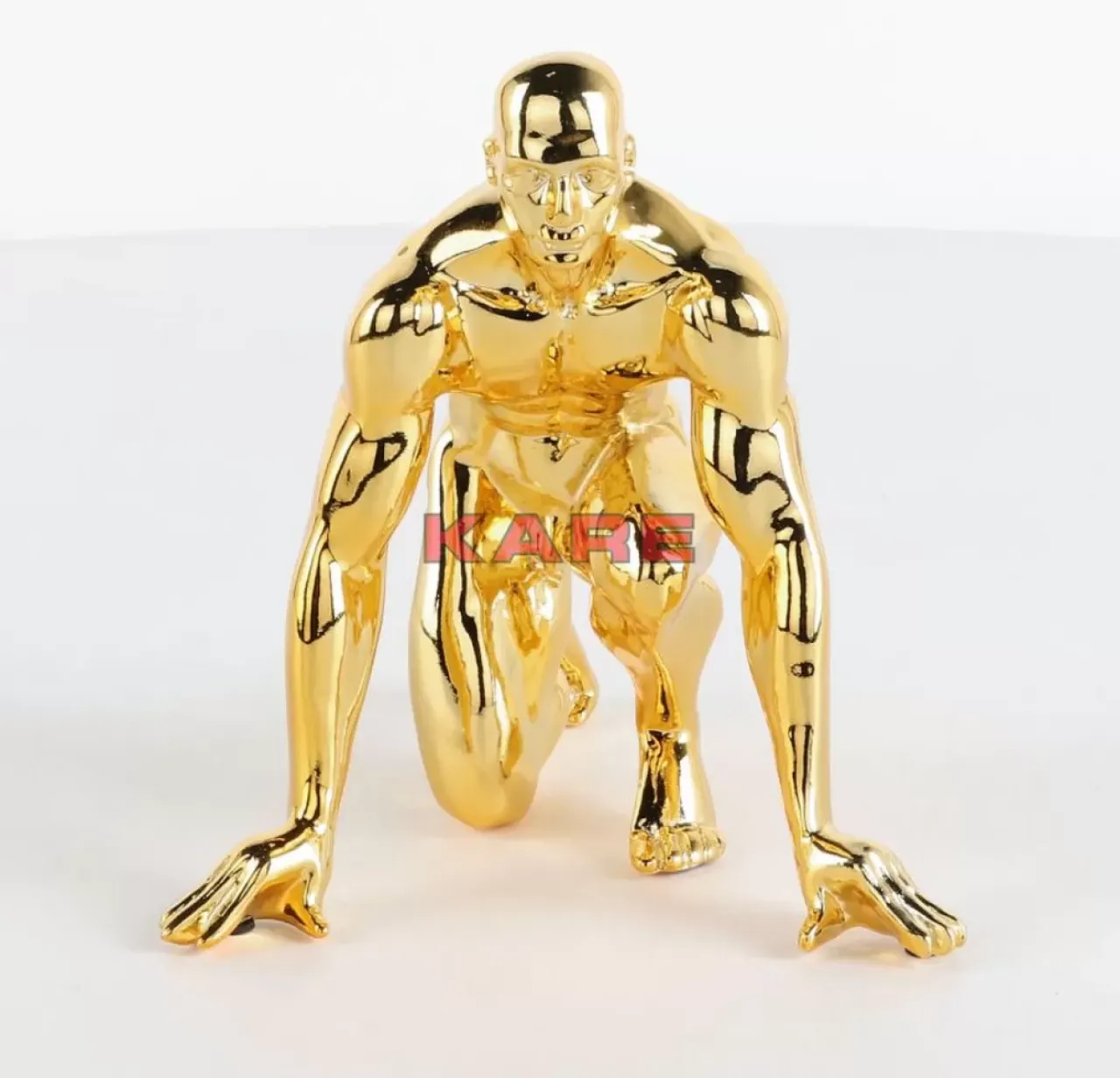KARE Design Deko & Geschenkartikel-Deko Figur Runner Gold 25Cm