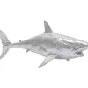 KARE Design Deko & Geschenkartikel-Deko Figur Shark Henry Silber 106Cm