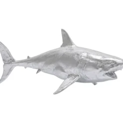 KARE Design Deko & Geschenkartikel-Deko Figur Shark Henry Silber 106Cm