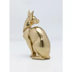 KARE Design Deko & Geschenkartikel-Deko Figur Sitting Cat Audrey Gold 27Cm