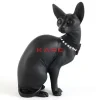 KARE Design Deko & Geschenkartikel-Deko Figur Sitting Cat Audrey Schwarz 27Cm