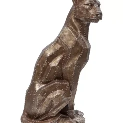 KARE Design Deko & Geschenkartikel-Deko Figur Sitting Cat Rivet Copper
