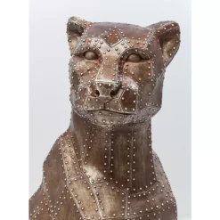 KARE Design Deko & Geschenkartikel-Deko Figur Sitting Cat Rivet Copper