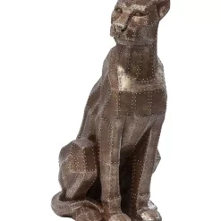 KARE Design Deko & Geschenkartikel-Deko Figur Sitting Cat Rivet Copper