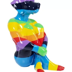 KARE Design Deko & Geschenkartikel-Deko Figur Sitting Dog Rainbow 173