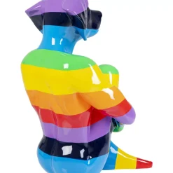 KARE Design Deko & Geschenkartikel-Deko Figur Sitting Dog Rainbow 173