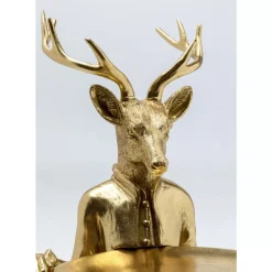 KARE Design Deko & Geschenkartikel-Deko Figur Sitting Waiter Deer 33Cm