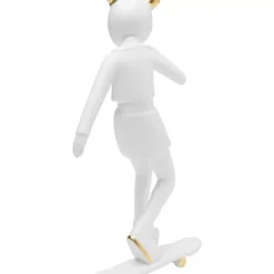 KARE Design Deko & Geschenkartikel-Deko Figur Skating Astronaut Weis 33Cm
