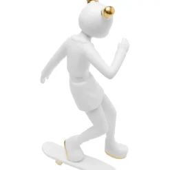 KARE Design Deko & Geschenkartikel-Deko Figur Skating Astronaut Weis 33Cm