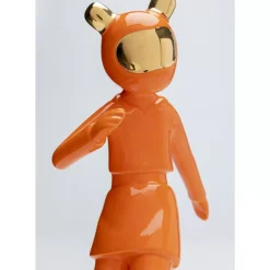 KARE Design Deko & Geschenkartikel-Deko Figur Skating Astronaut Orange 33Cm