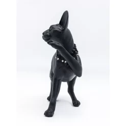 KARE Design Deko & Geschenkartikel-Deko Figur Standing Cat Audrey Schwarz 29Cm