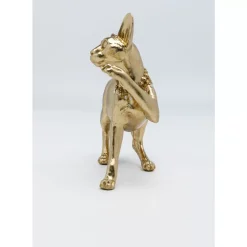 KARE Design Deko & Geschenkartikel-Deko Figur Standing Cat Audrey Gold 29Cm