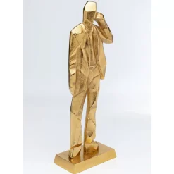 KARE Design Deko & Geschenkartikel-Deko Figur Standing Man Gold 62Cm