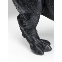 KARE Design Deko & Geschenkartikel-Deko Figur Walking Rhino Schwarz