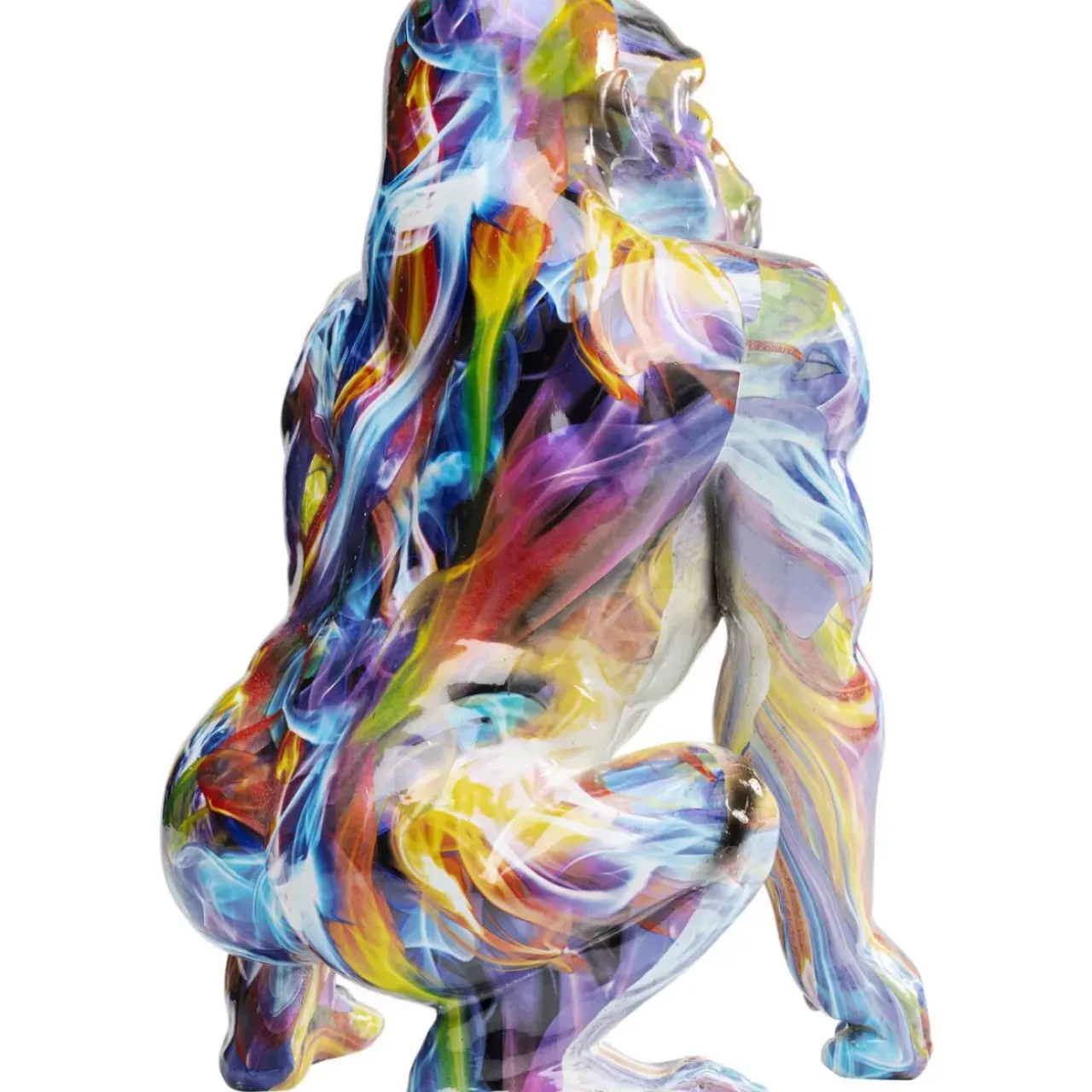 KARE Design Deko & Geschenkartikel-Deko Figur Watching Gorilla Bunt