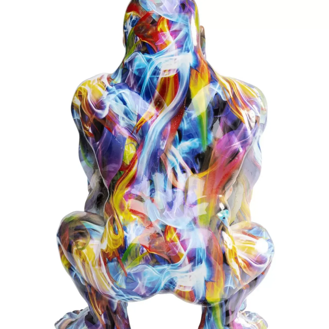 KARE Design Deko & Geschenkartikel-Deko Figur Watching Gorilla Bunt