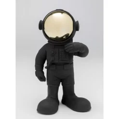KARE Design Deko & Geschenkartikel-Deko Figur Welcome Astronaut Schwarz 27Cm