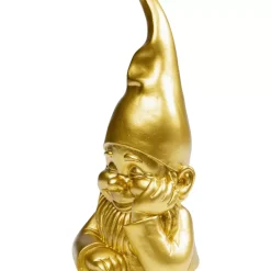 KARE Design Deko & Geschenkartikel-Deko Figur Zwerg Gold 21Cm