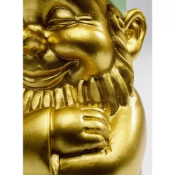 KARE Design Deko & Geschenkartikel-Deko Figur Zwerg Gold Grun 21Cm