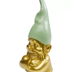 KARE Design Deko & Geschenkartikel-Deko Figur Zwerg Gold Grun 21Cm