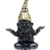 KARE Design Deko & Geschenkartikel-Deko Figur Zwerg Meditation Schwarz Gold 19