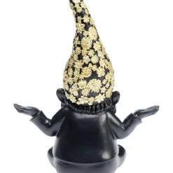 KARE Design Deko & Geschenkartikel-Deko Figur Zwerg Meditation Schwarz Gold 19