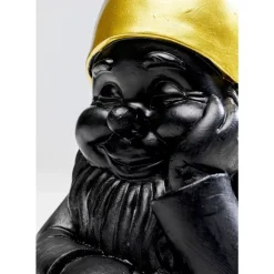 KARE Design Deko & Geschenkartikel-Deko Figur Zwerg Schwarz 21Cm