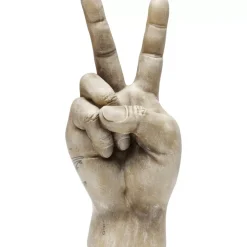 KARE Design Deko & Geschenkartikel-Deko Hand Victory Tattoo Eye 36Cm