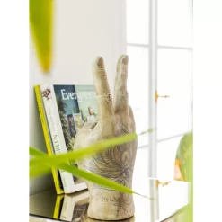 KARE Design Deko & Geschenkartikel-Deko Hand Victory Tattoo Eye 36Cm