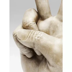 KARE Design Deko & Geschenkartikel-Deko Hand Victory Tattoo Eye 36Cm