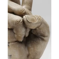 KARE Design Deko & Geschenkartikel-Deko Hand Victory Tattoo Eye 36Cm