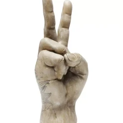 KARE Design Deko & Geschenkartikel-Deko Hand Victory Tattoo Eye 36Cm