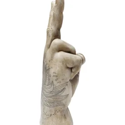 KARE Design Deko & Geschenkartikel-Deko Hand Victory Tattoo Eye 36Cm