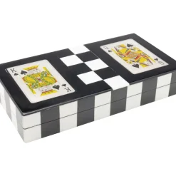 KARE Design Deko & Geschenkartikel-Deko Karten Box Gamble (4/Tlg.)