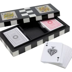 KARE Design Deko & Geschenkartikel-Deko Karten Box Gamble (4/Tlg.)