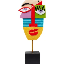 KARE Design Deko & Geschenkartikel-Deko Objekt Abstract Face Multicolour 52Cm
