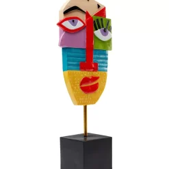KARE Design Deko & Geschenkartikel-Deko Objekt Abstract Face Multicolour 52Cm