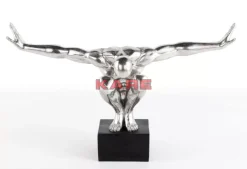 KARE Design Deko & Geschenkartikel-Deko Objekt Athlete Xl Silber