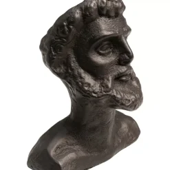 KARE Design Deko & Geschenkartikel-Deko Objekt Bearded Man Anthrazit 11Cm