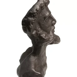 KARE Design Deko & Geschenkartikel-Deko Objekt Bearded Man Anthrazit 11Cm