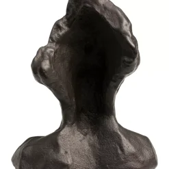 KARE Design Deko & Geschenkartikel-Deko Objekt Bearded Man Anthrazit 11Cm