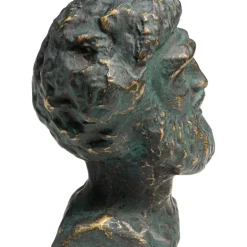 KARE Design Deko & Geschenkartikel-Deko Objekt Bearded Man Grau 11Cm