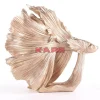 KARE Design Deko & Geschenkartikel-Deko Objekt Betta Fish Gold Klein