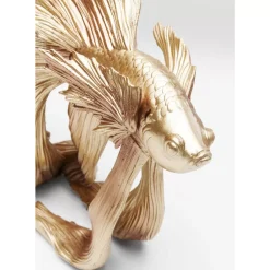 KARE Design Deko & Geschenkartikel-Deko Objekt Betta Fish Gold Klein
