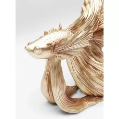 KARE Design Deko & Geschenkartikel-Deko Objekt Betta Fish Gold Klein